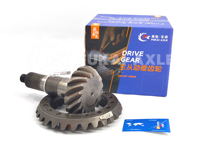 Engrenage conique arrière pour pièces de rechange de camion d'essieu Foton Auman Ankai Hff2402038ck1gftb/035A1218A 28/17 